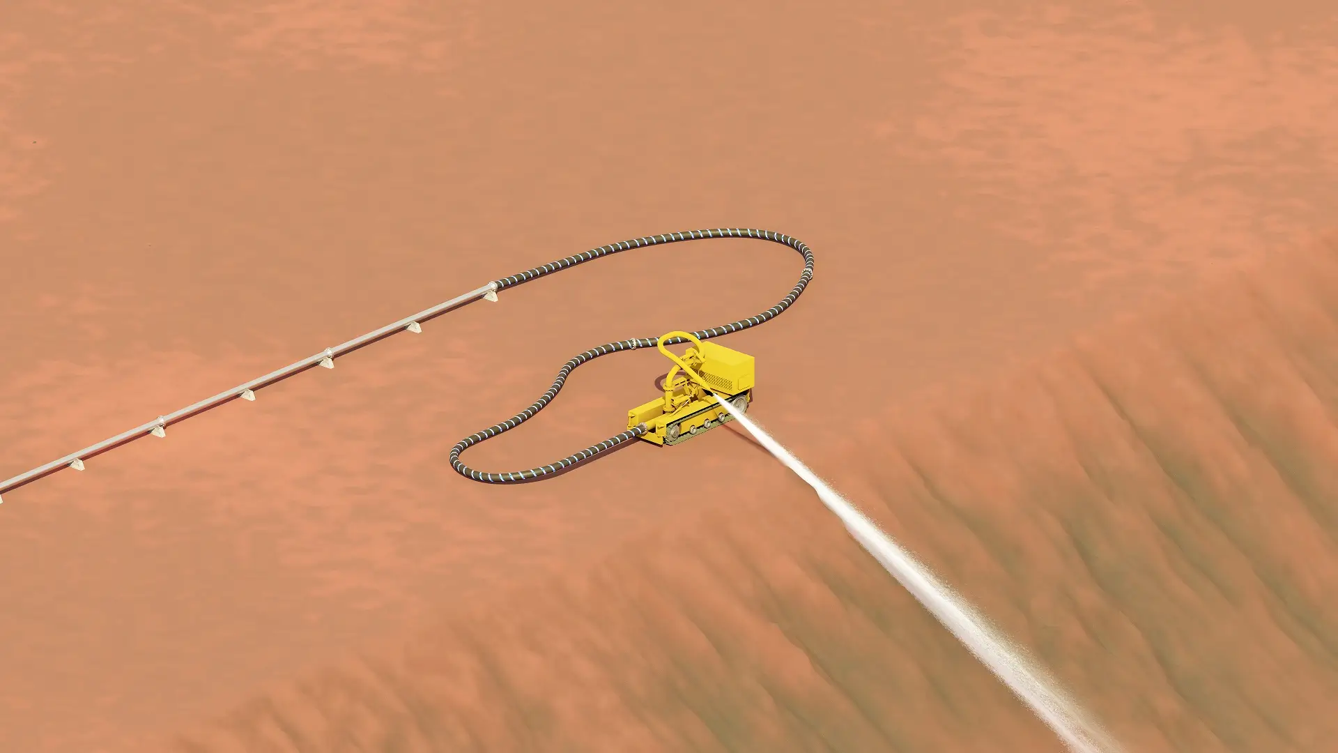 Hydromining Hose graphics